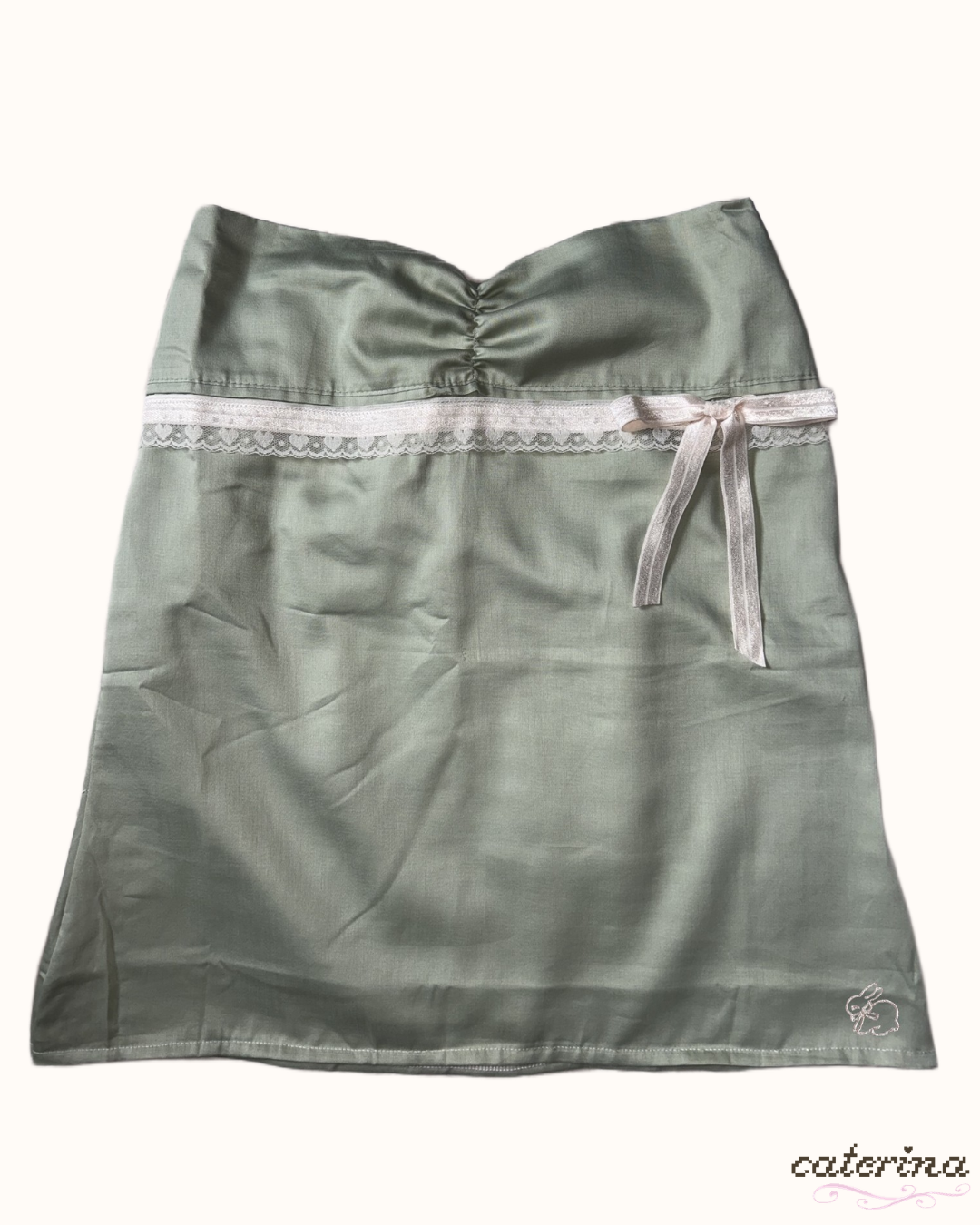 2000s green baby doll tube top