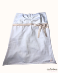 2000s white baby doll tube top