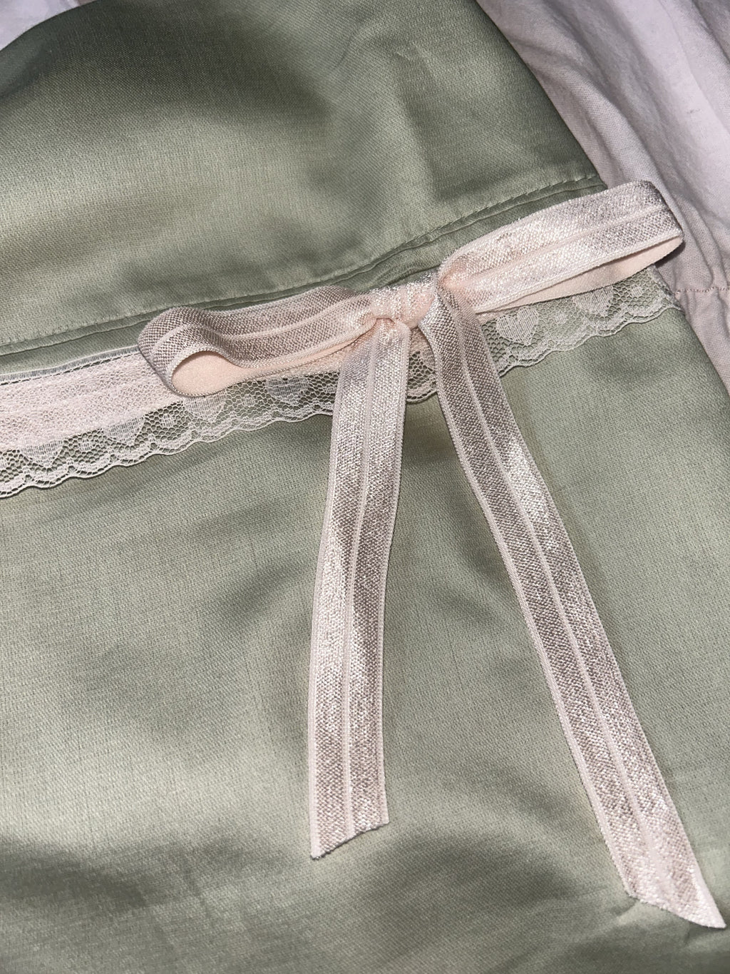 2000s green baby doll tube top